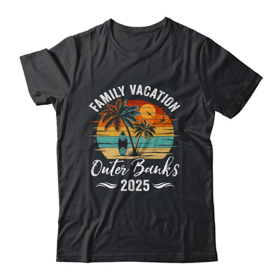 Family Vacation 2025 Vintage Outer Banks Summer Matching Trip Shirt & Tank Top | teecentury