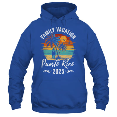 Family Vacation 2025 Vintage Puerto Rico Summer Matching Trip Shirt & Tank Top | teecentury