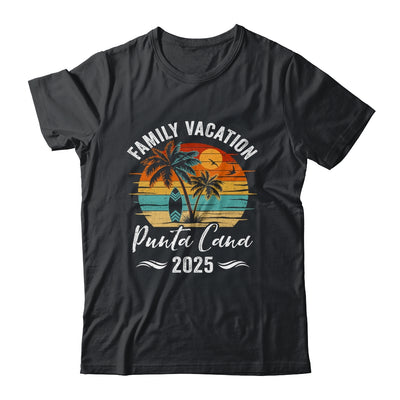 Family Vacation 2025 Vintage Punta Cana Summer Matching Trip Shirt & Tank Top | teecentury