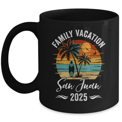 Family Vacation 2025 Vintage San Juan Summer Matching Trip Mug | teecentury