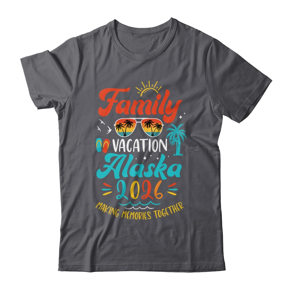 Family Vacation 2026 Alaska Matching Summer Vacation Shirt & Tank Top | teecentury