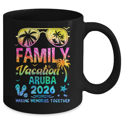 Family Vacation 2026 Aruba Matching Memories Together Mug | teecentury