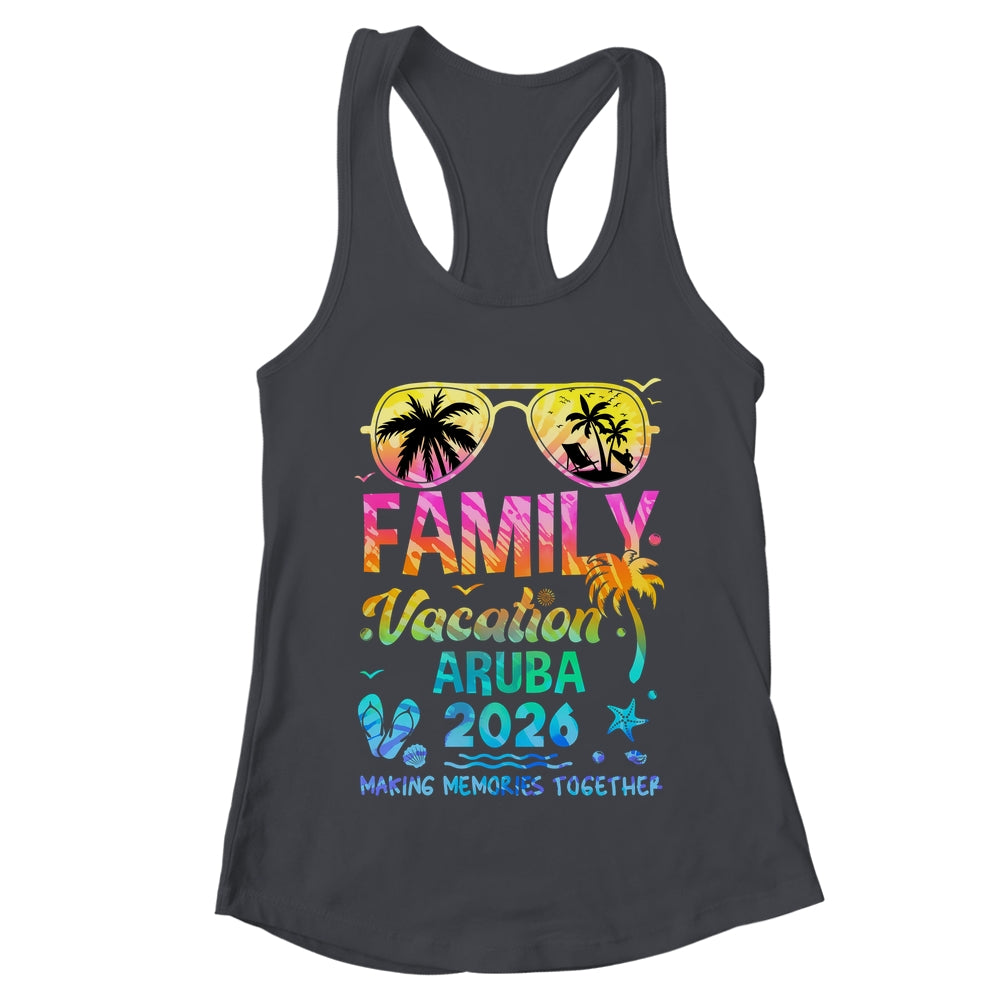 Family Vacation 2026 Aruba Matching Memories Together Shirt & Tank Top | teecentury