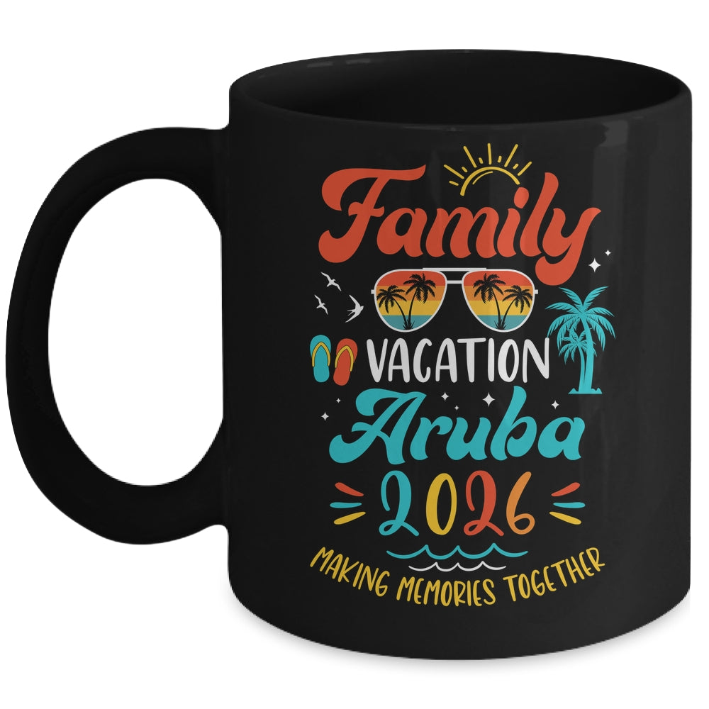 Family Vacation 2026 Aruba Matching Summer Vacation Mug | teecentury