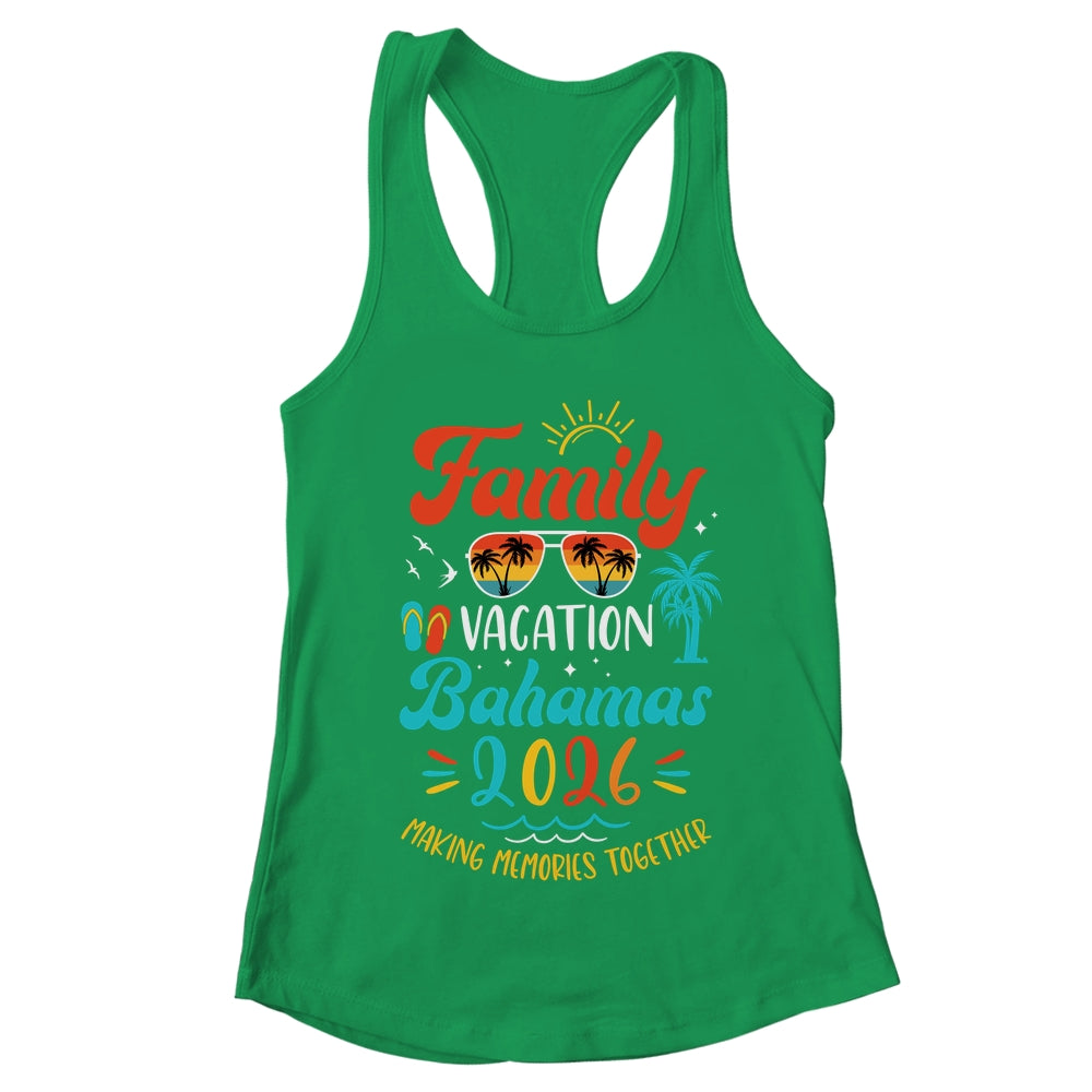 Family Vacation 2026 Bahamas Matching Summer Vacation Shirt & Tank Top | teecentury