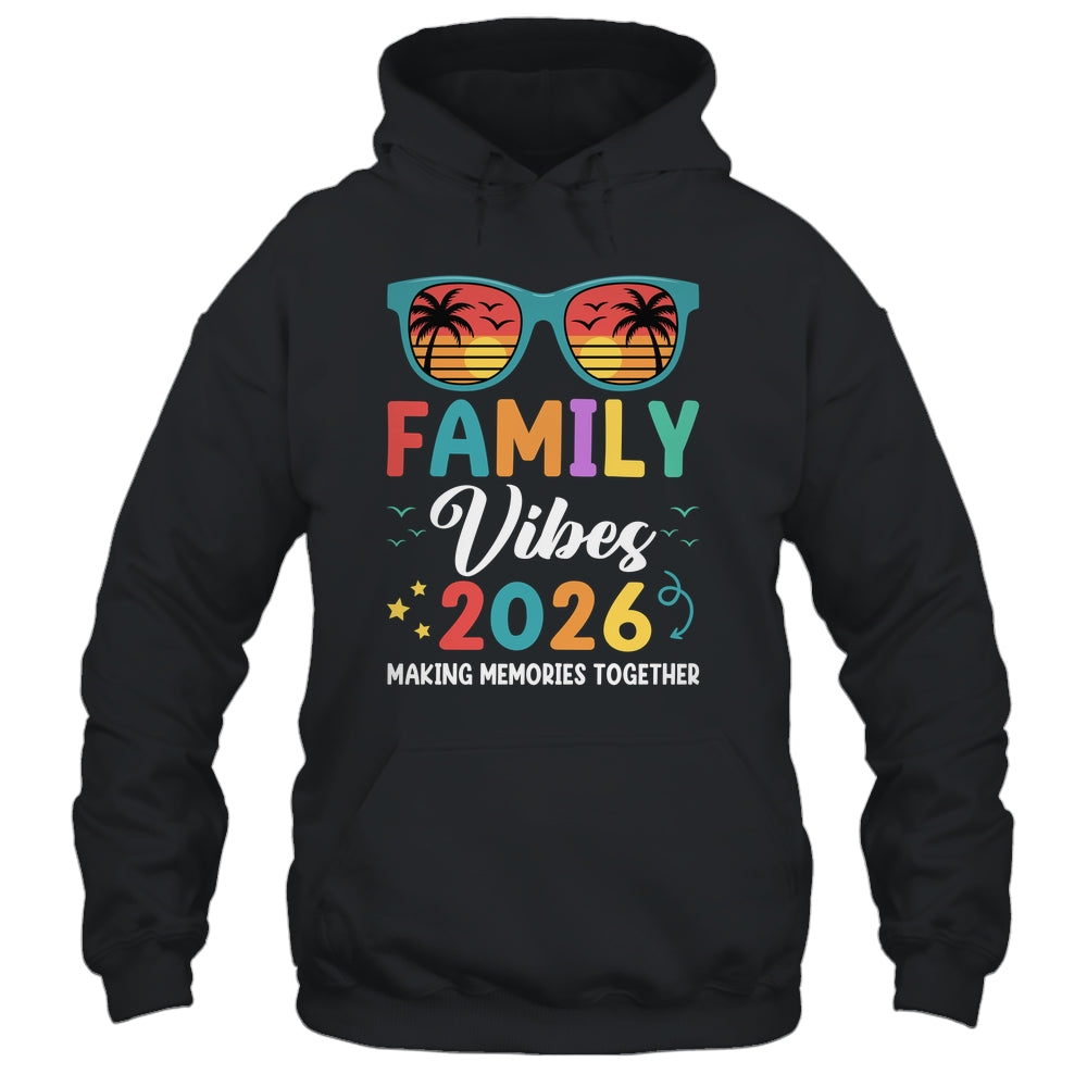 Family Vacation 2026 Beach Matching Summer Family Vibes Shirt & Tank Top | teecentury