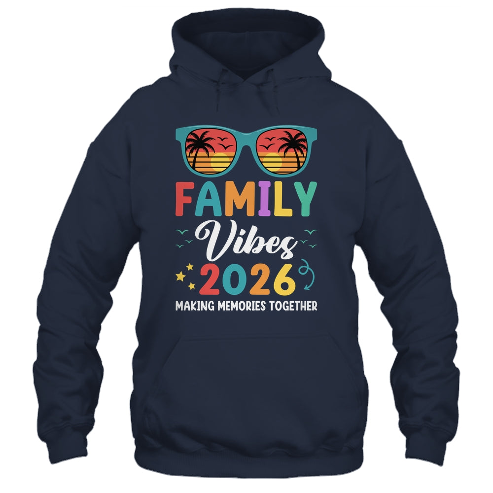 Family Vacation 2026 Beach Matching Summer Family Vibes Shirt & Tank Top | teecentury