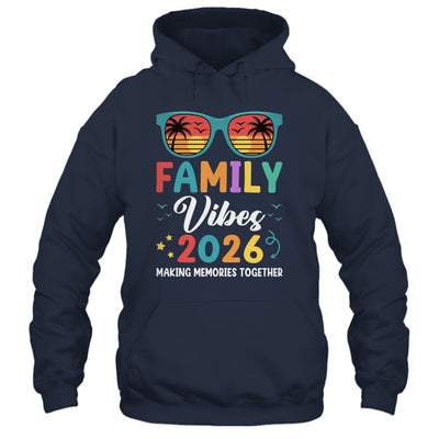 Family Vacation 2026 Beach Matching Summer Family Vibes Shirt & Tank Top | teecentury