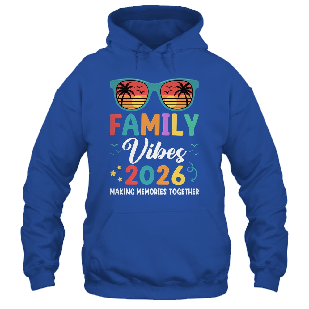 Family Vacation 2026 Beach Matching Summer Family Vibes Shirt & Tank Top | teecentury
