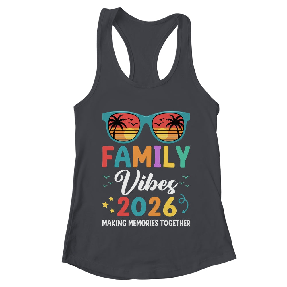 Family Vacation 2026 Beach Matching Summer Family Vibes Shirt & Tank Top | teecentury