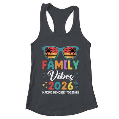 Family Vacation 2026 Beach Matching Summer Family Vibes Shirt & Tank Top | teecentury