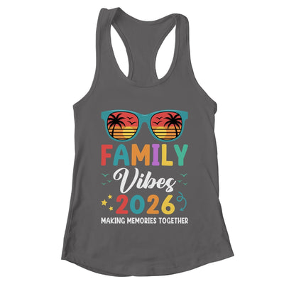 Family Vacation 2026 Beach Matching Summer Family Vibes Shirt & Tank Top | teecentury