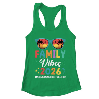 Family Vacation 2026 Beach Matching Summer Family Vibes Shirt & Tank Top | teecentury