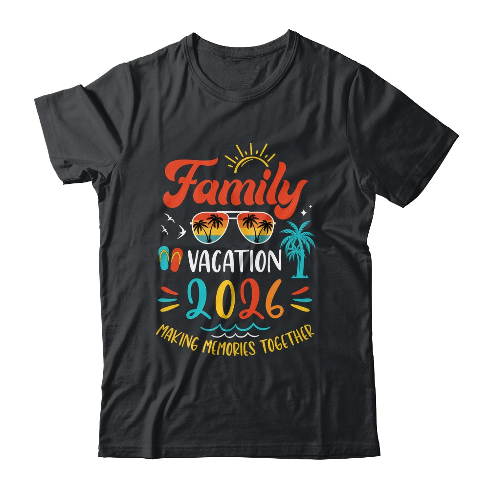 Family Vacation 2026 Beach Matching Summer Vacation 2026 Shirt & Tank Top | teecentury