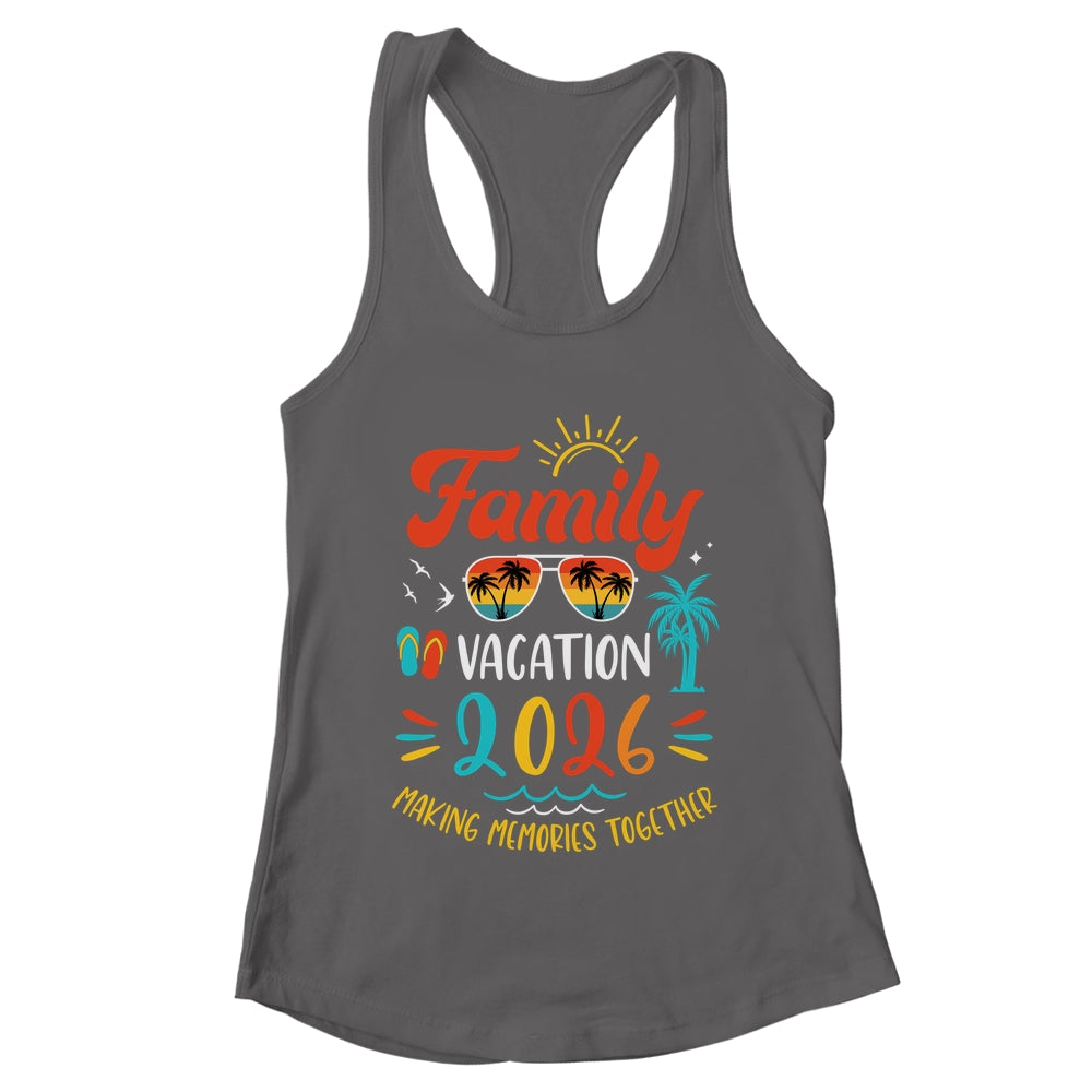 Family Vacation 2026 Beach Matching Summer Vacation 2026 Shirt & Tank Top | teecentury