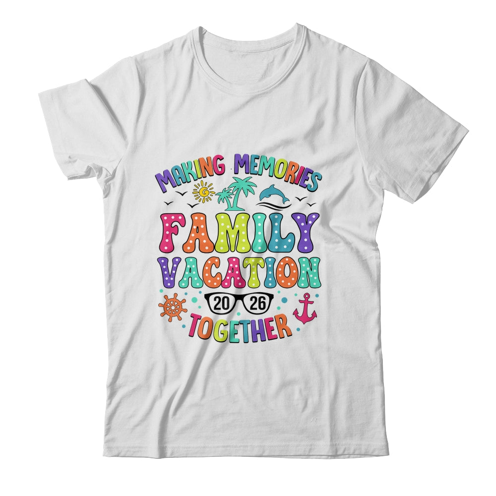 Family Vacation 2026 Beach Matching Summer Vacation Shirt & Tank Top | teecentury