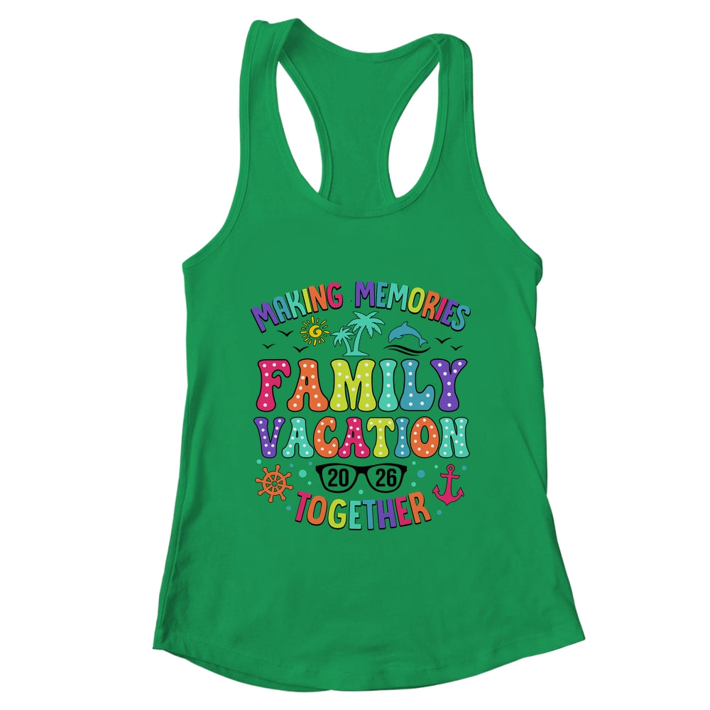Family Vacation 2026 Beach Matching Summer Vacation Shirt & Tank Top | teecentury