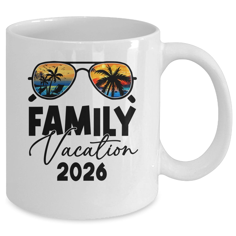 Family Vacation 2026 Beach Summer Family Together Vacation Mug | teecentury