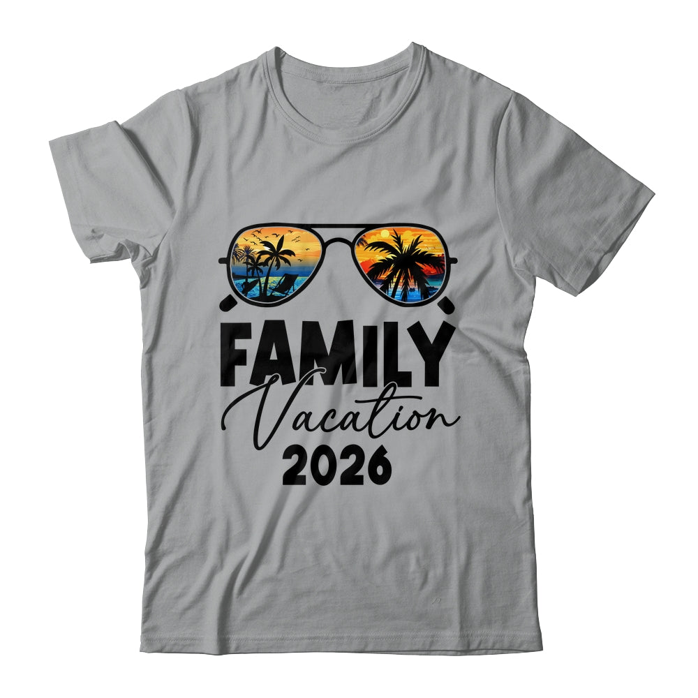 Family Vacation 2026 Beach Summer Family Together Vacation Shirt & Tank Top | teecentury