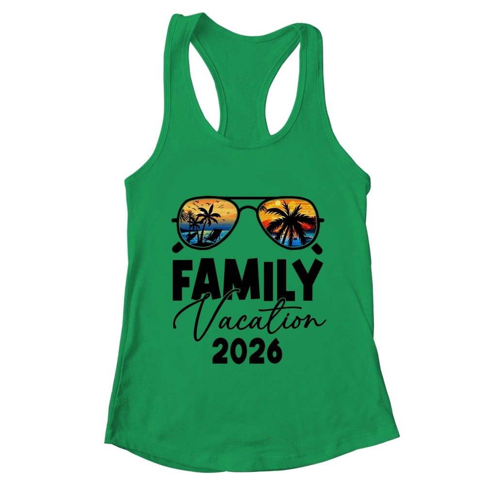 Family Vacation 2026 Beach Summer Family Together Vacation Shirt & Tank Top | teecentury