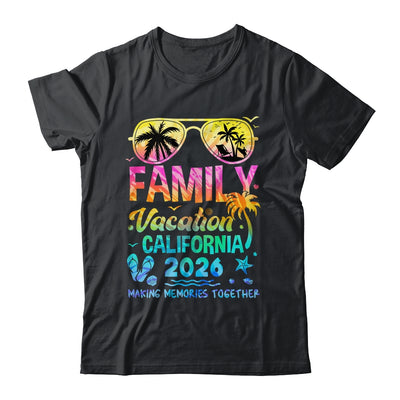 Family Vacation 2026 California Matching Memories Together Shirt & Tank Top | teecentury