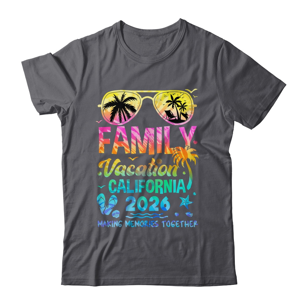 Family Vacation 2026 California Matching Memories Together Shirt & Tank Top | teecentury