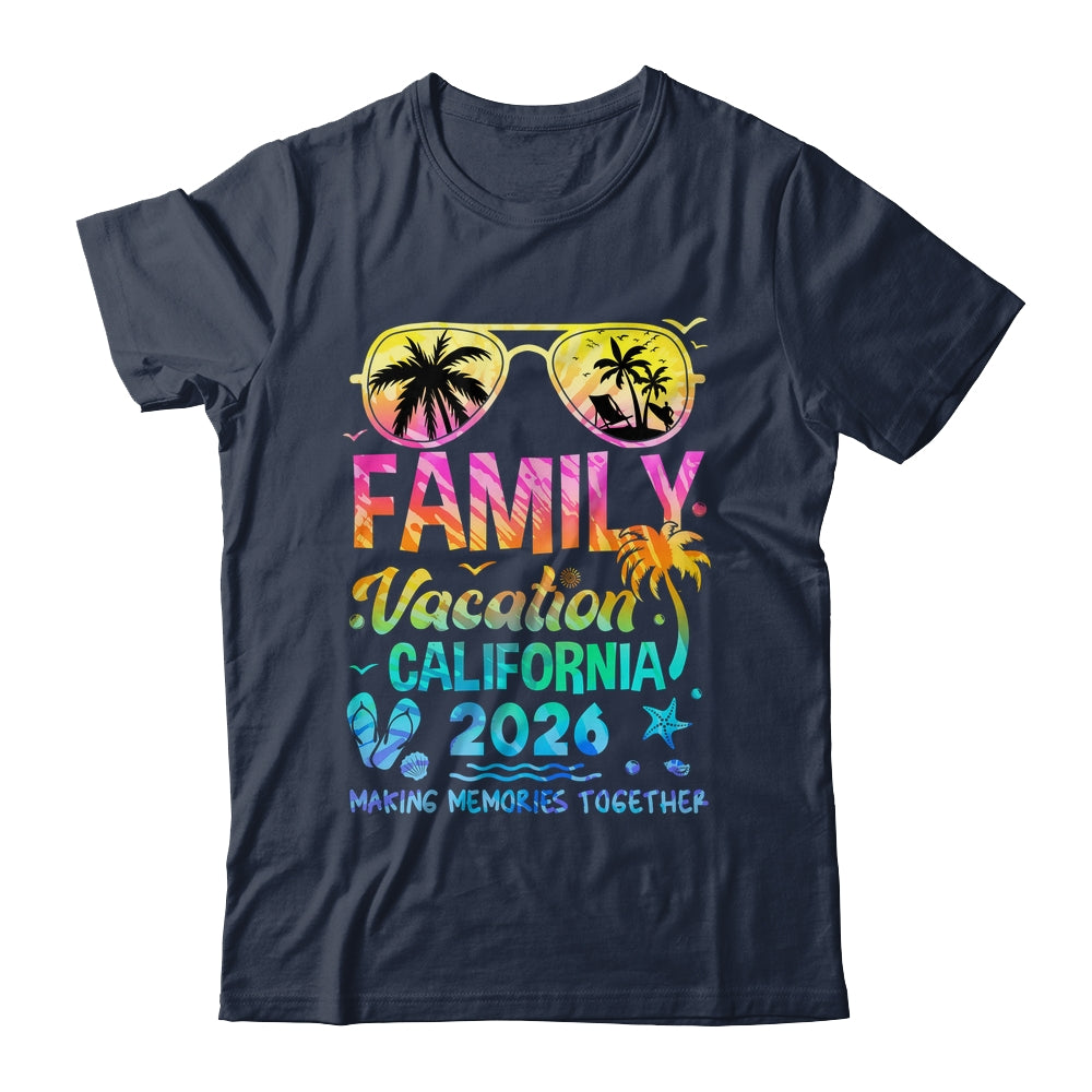 Family Vacation 2026 California Matching Memories Together Shirt & Tank Top | teecentury