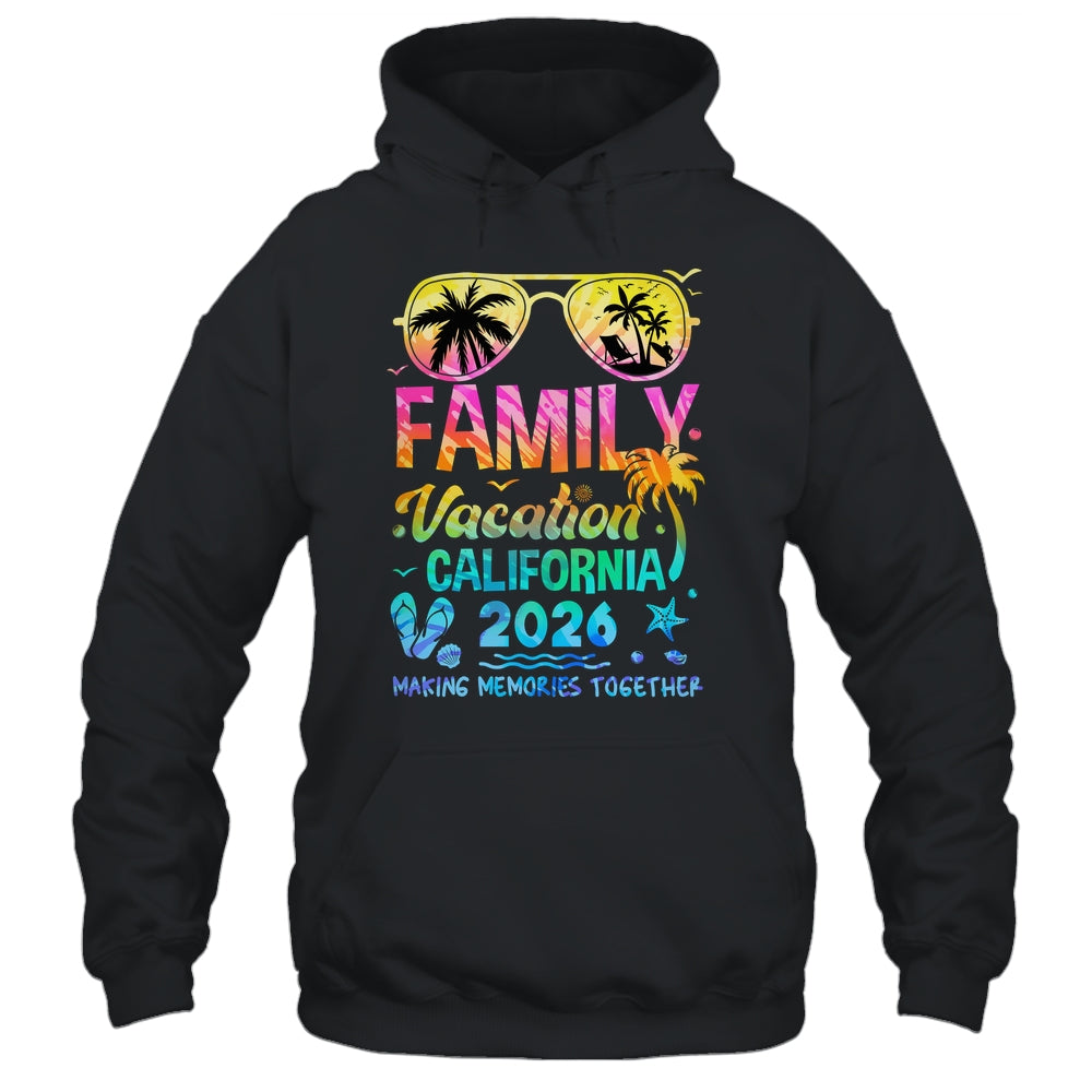 Family Vacation 2026 California Matching Memories Together Shirt & Tank Top | teecentury