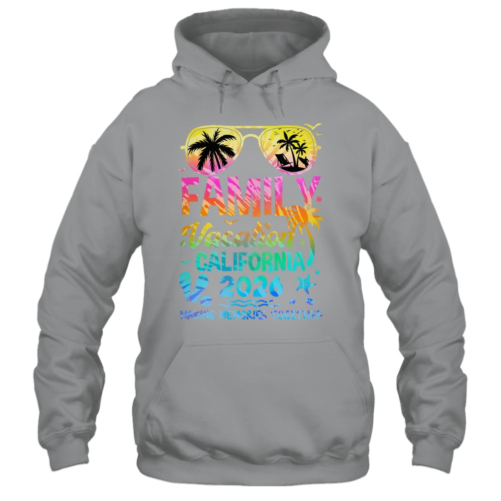 Family Vacation 2026 California Matching Memories Together Shirt & Tank Top | teecentury