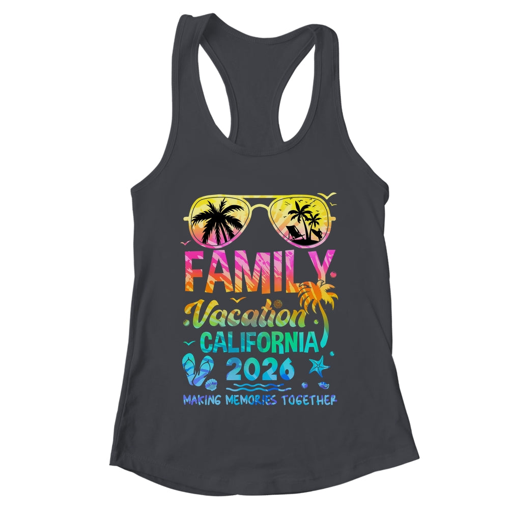 Family Vacation 2026 California Matching Memories Together Shirt & Tank Top | teecentury