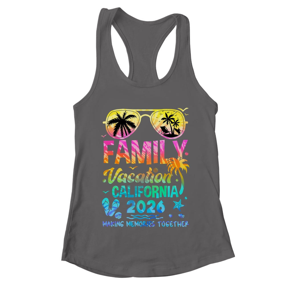 Family Vacation 2026 California Matching Memories Together Shirt & Tank Top | teecentury
