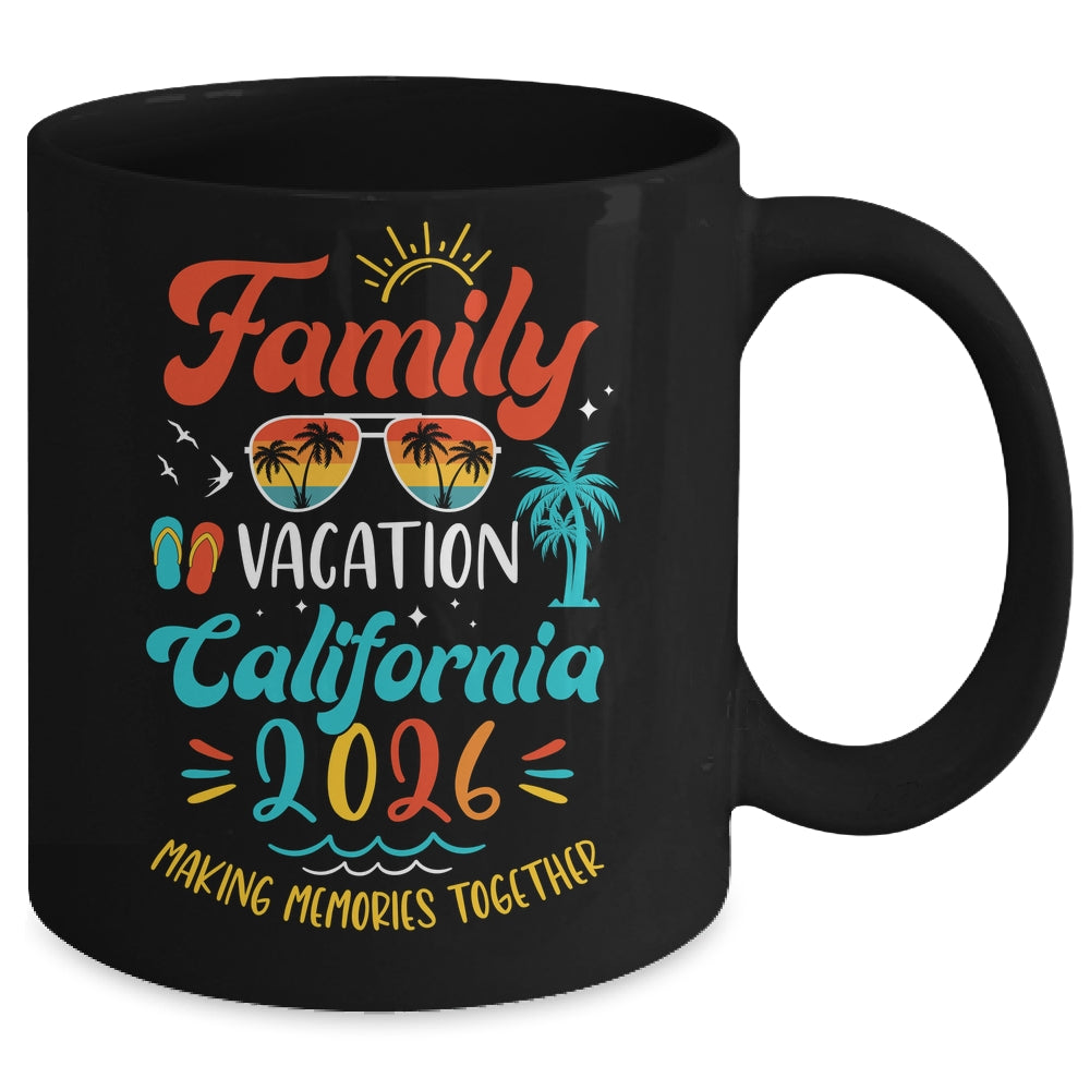 Family Vacation 2026 California Matching Summer Vacation Mug | teecentury
