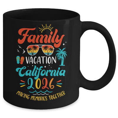 Family Vacation 2026 California Matching Summer Vacation Mug | teecentury