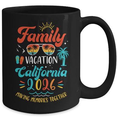 Family Vacation 2026 California Matching Summer Vacation Mug | teecentury