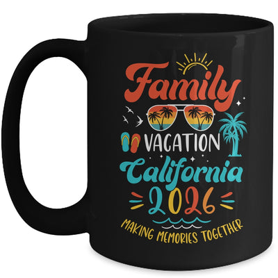 Family Vacation 2026 California Matching Summer Vacation Mug | teecentury