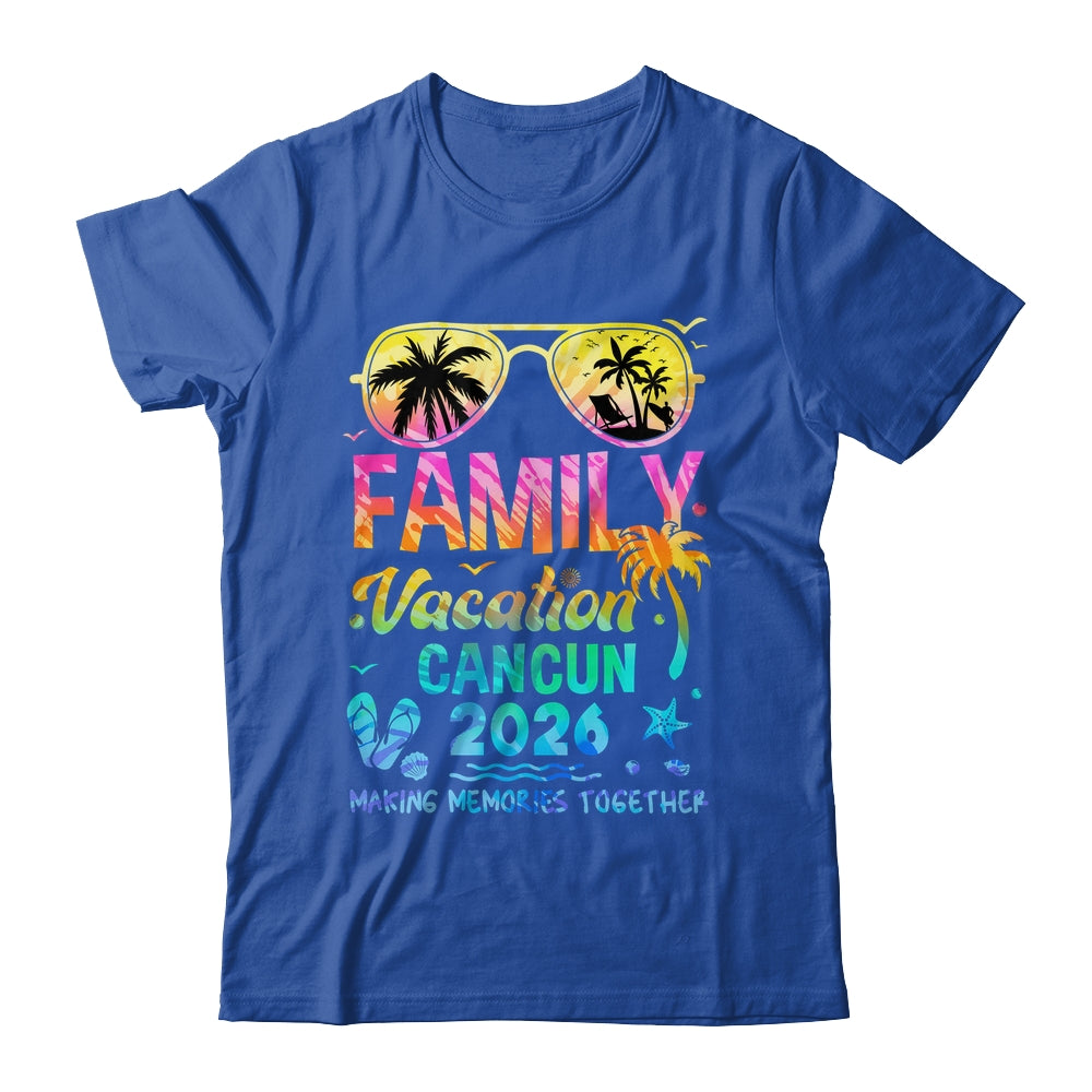 Family Vacation 2026 Cancun Matching Memories Together Shirt & Tank Top | teecentury