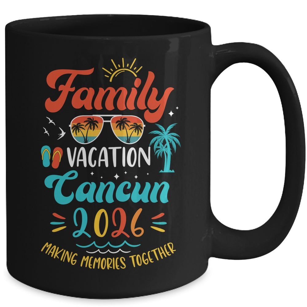 Family Vacation 2026 Cancun Matching Summer Vacation Mug | teecentury