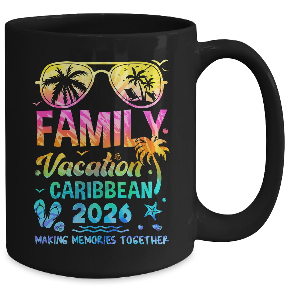 Family Vacation 2026 Caribbean Matching Memories Together Mug | teecentury