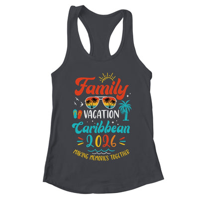 Family Vacation 2026 Caribbean Matching Summer Vacation Shirt & Tank Top | teecentury