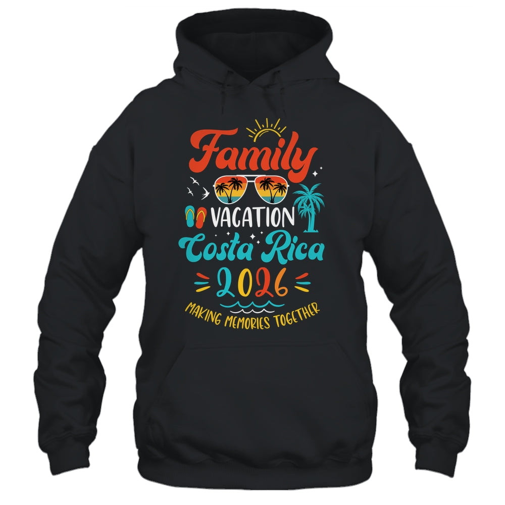 Family Vacation 2026 Costa Rica Matching Summer Vacation Shirt & Tank Top | teecentury