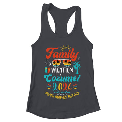 Family Vacation 2026 Cozumel Matching Summer Vacation Shirt & Tank Top | teecentury