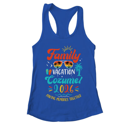 Family Vacation 2026 Cozumel Matching Summer Vacation Shirt & Tank Top | teecentury
