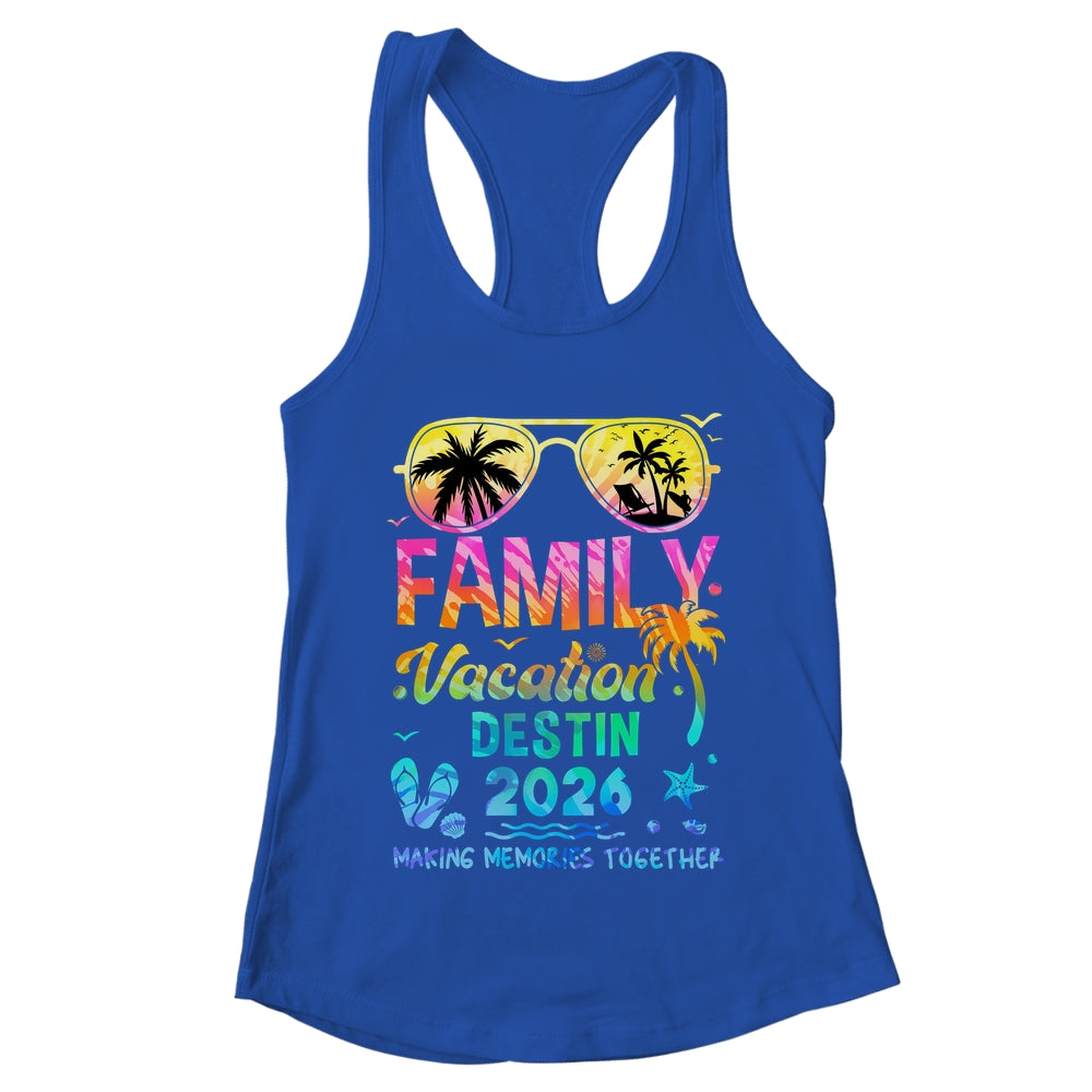 Family Vacation 2026 Destin Matching Memories Together Shirt & Tank Top | teecentury