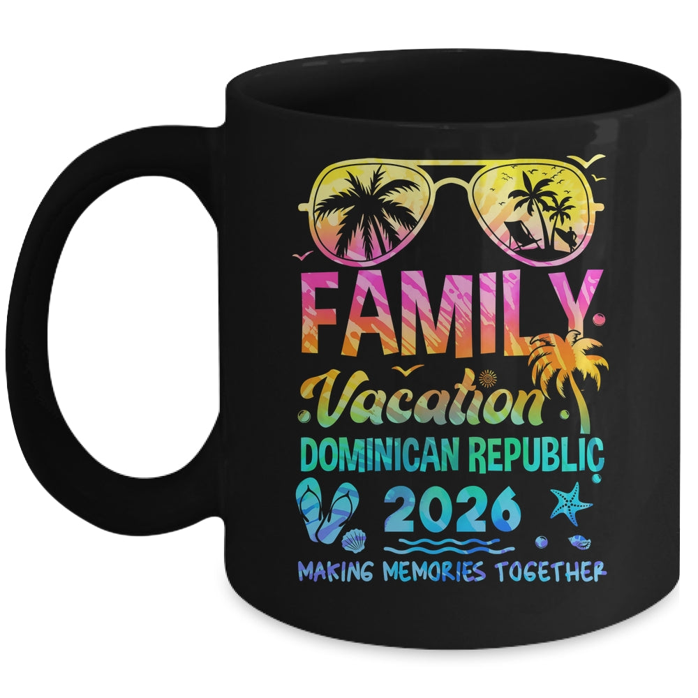 Family Vacation 2026 Dominican Republic Matching Memories Together Mug | teecentury