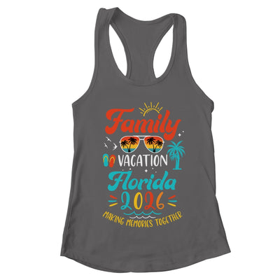 Family Vacation 2026 Florida Matching Summer Vacation Shirt & Tank Top | teecentury