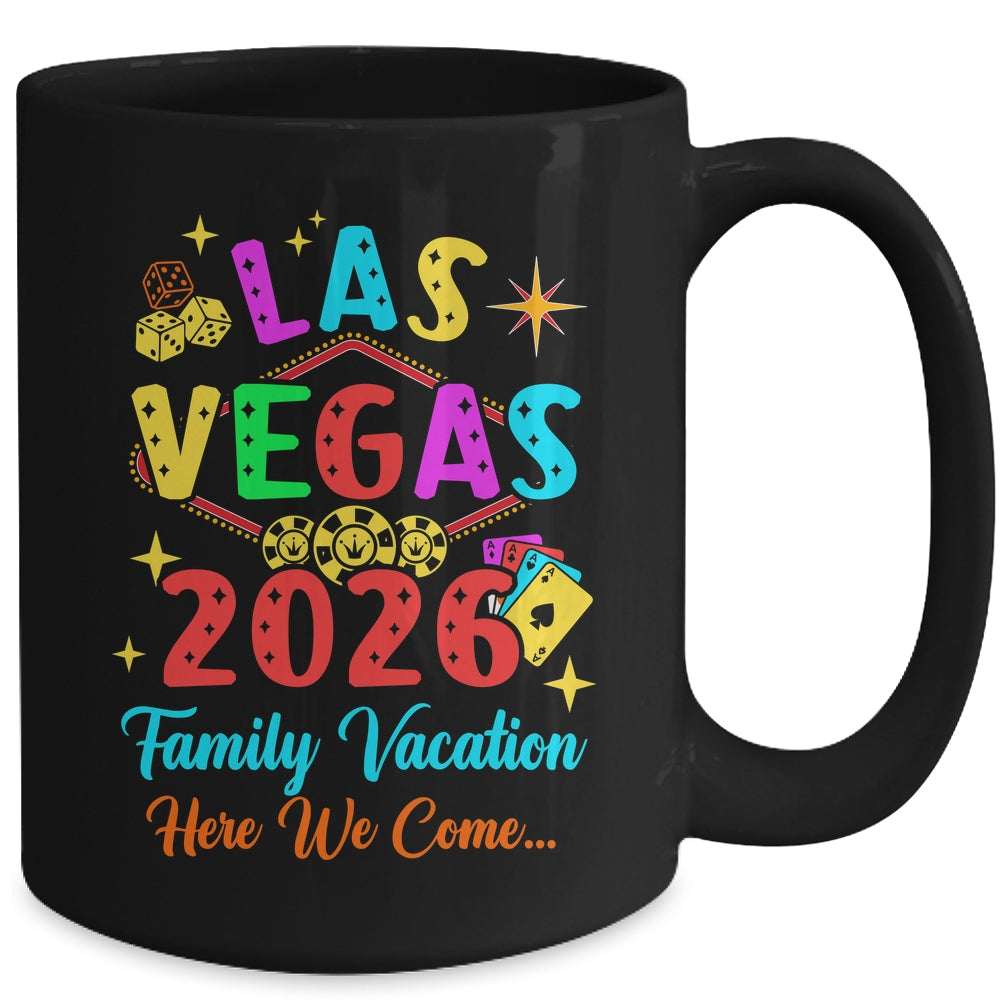 Family Vacation 2026 Las Vegas Matching Family Trip Group Mug | teecentury