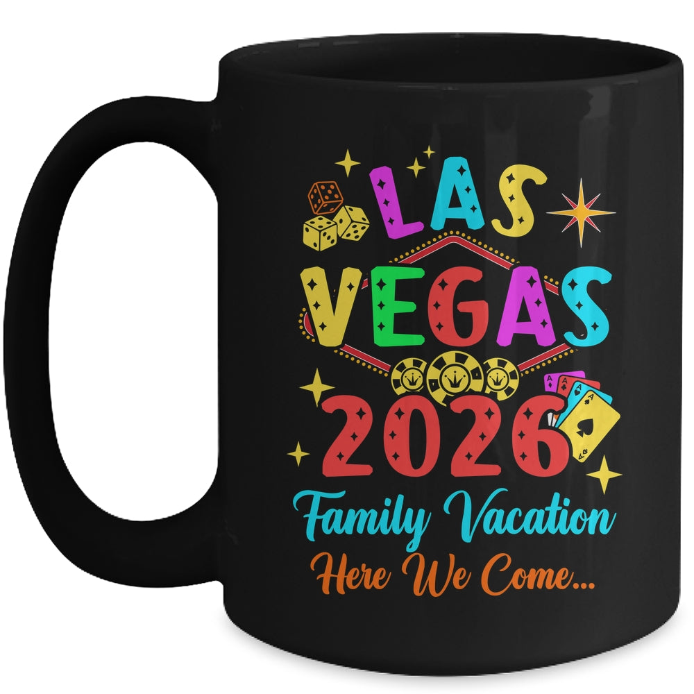 Family Vacation 2026 Las Vegas Matching Family Trip Group Mug | teecentury