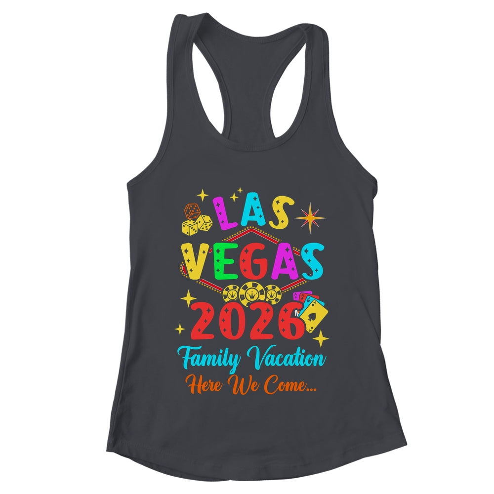 Family Vacation 2026 Las Vegas Matching Family Trip Group Shirt & Tank Top | teecentury