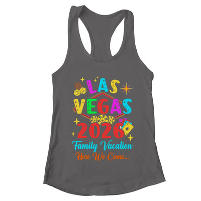 Family Vacation 2026 Las Vegas Matching Family Trip Group Shirt & Tank Top | teecentury
