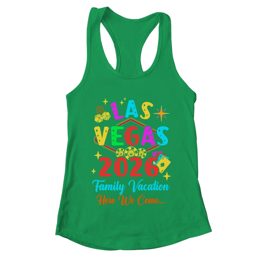 Family Vacation 2026 Las Vegas Matching Family Trip Group Shirt & Tank Top | teecentury